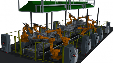 Multi robot stations require discrete optimization to find optimal collision-free paths for robots