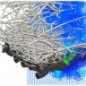 Simulation of paper forming in the IPS Paper Forming software.